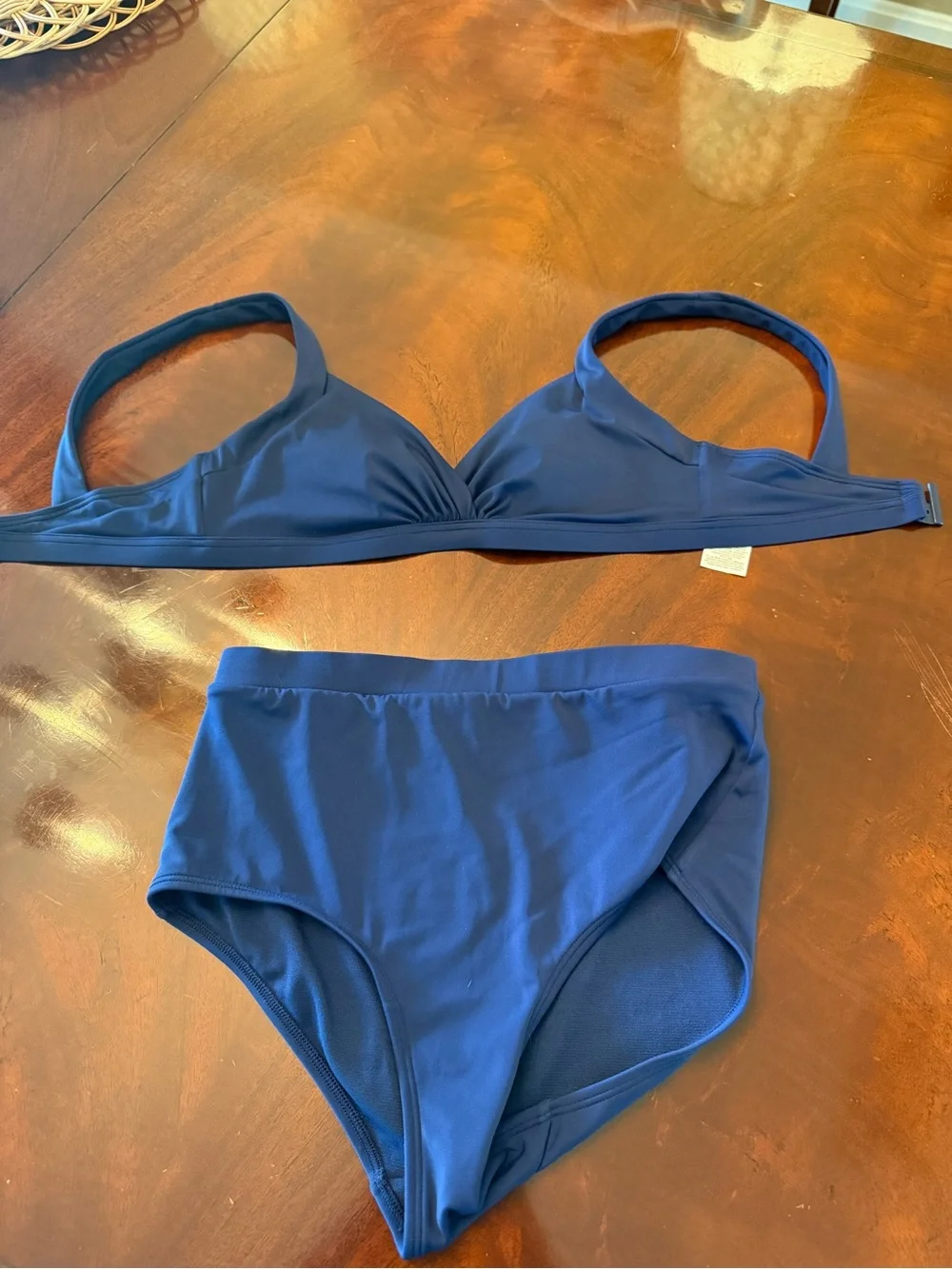 Boden Navy High-Waist Bikini Set - Women Swim - Picture 1 of 4